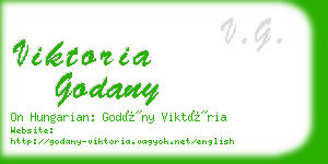 viktoria godany business card